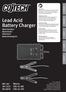 Lead Acid Battery Charger Batteriladdare Batterilader Akkulaturi Batterieladegerät