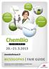 20. 21.3.2013 MESSUOPAS FAIR GUIDE. chembiofinland.fi BUSINESS NETWORKING INNOVATIONS