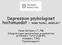 Depression psykologiset hoitomuodot - mikä toimii, mikä ei?