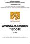 AVUSTAJAKESKUS TIEDOTE