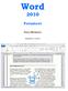 Word 2010 Perusteet Hannu Matikainen