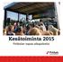 Kesätoiminta 2015. Pirkkalan vapaa-aikapalvelut