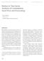 Studies in Time Series Analysis of Consumption, Asset Price and Forecasting 1