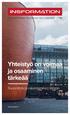 Yhteistyö on voimaa ja osaaminen tärkeää