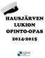 HAUSJÄRVEN LUKION OPINTO-OPAS 2014-2015