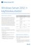 Windows Server 2012: n käyttöoikeustiedot