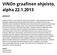 ViNOn graafinen ohjeisto, alpha 22.1.2013