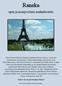 Ranska. upea ja monipuolinen matkailuvaltio