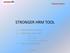 STRONGER HRM TOOL. 1. Henkilöstöjohtamisesta 2. STRONGER HRM TOOL. Yleiskuvaus Toimitussisältö Demo (tapaamisen yhteydessä) 3. Yritys ja yhteystiedot