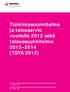 Toimintasuunnitelma ja talousarvio vuodelle 2012 sekä taloussuunnitelma 2013 2014 (TSTA 2012)