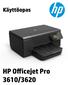 HP Officejet Pro 3610/3620 mustavalkoinen e-all-in-one. Käyttöopas
