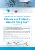 Estonia and Finland ehealth firing line? April 23rd-24th, 2014
