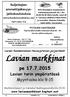 Lavian-Suodenniemen Hevosystävien järjestämät. pe 17.7.2015. Lavian torin ympäristössä Myyntiaika klo 9-15