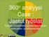 360 o analyysi Case : Jaetut työtilat. Työkalu yhteisöllistä työtilaa harkitsevien keskustelu- ja kehitysavuksi