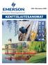 KENTTÄLAITESANOMAT Emerson Process Management Oy:n asiakaslehti (19. vsk)