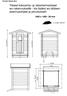 Yleiset kokoamis- ja rakentamisohjeet wc-rakennukselle - kts lisäksi wc-laitteen asennusohjeet ja piirustukset!
