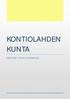 Kontiolahden kunta 1 (22) Tietoturvakäsikirja 27.1.2015 KONTIOLAHDEN KUNTA. Käyttäjän tietoturvakäsikirja