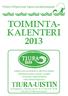 TOIMINTA- KALENTERI 2013