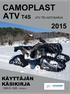 CAMOPLAST ATV T4S KÄYTTÄJÄN KÄSIKIRJA ATV TELASTOSARJA 1099-01-1025 - VERSIO A