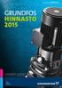 GRUNDFOS HINNASTO 2015