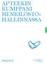 APTEEKIN KUMPPANI HENKILÖSTÖ- HALLINNASSA