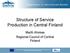 Structure of Service Production in Central Finland