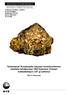 Tankavaaran Ruosteojalta nykyisen turistihuuhtomon kohdalta heinäkuussa 1950 löytyneen Virtasen kultasekahipun (187 g) tutkimus
