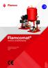 Flamcomat. Asennus- ja käyttöohjekirja. Järjestelmän paineensäätö Aktiivinen ilmanpoisto Täyttö