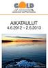 AIKATAULUT 4.6.2012 2.6.2013