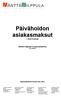 Päivähoidon asiakasmaksut 1.8.2015 alkaen