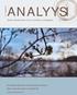 ANALYYSI. Suomen Laboratorioalan Liitto ry:n ammatti- ja yhdistyslehti