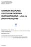 HAMINAN KAUPUNKI; USIUTUVAN ENERGIAN KUNTAKATSELMUS yleis- ja yhteenvetoraportti