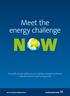 Meet the energy challenge N W. Pumpuilla voi olla välitön ja suuri merkitys energiankulutuksen vähentämisessä maailmanlaajuisesti