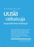 uusia ratkaisuja kaupunkitulvien ehkäisyyn vettä läpäisevät päällysteet