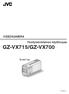 VIDEOKAMERA Yksityiskohtainen käyttöopas GZ-VX715/GZ-VX700