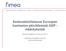 Keskustelutilaisuus Euroopan komission päivittämistä GDP - määräyksistä