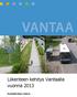 Liikenteen kehitys Vantaalla vuonna 2013