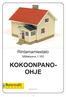 Rintamamiestalo. Mittakaava 1:160 KOKOONPANO- OHJE