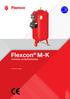 Flexcon M-K. Asennus- ja käyttöohjekirja. Paisunnan ohjaus. Käännetty alkuperäisversiosta MC00019/11-2010/ger 2010 Flamco b.v. MC00019/01-2011/fin