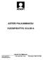 ASTERI PALKANMAKSU VUOSIPÄIVITYS 10.9.2014. Atsoft Oy Mäkinen www.atsoft.fi Puh (09) 350 75 30 Päivystys: 0400 316 088 atsoft@atsoft.