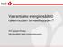 Vaarantaako energiansäästö rakennusten terveellisyyden? TkT Juhani Pirinen Hengitysliitto Helin korjausneuvonta