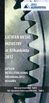 LATVIAN METAL INDUSTRY at Alihankinta 2012