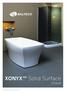 XONYX Solid Surface Ohjeet