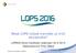 Missä LOPS-työssä mennään ja mitä seuraavaksi? LOPS2016tuki-hankkeen webinaari 22.5.2015 Opetusneuvos Tiina Tähkä