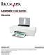 Lexmark 1400 Series. Alkutoimet