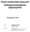 Keski-Uudenmaan kaupunki Yhdistymisselvityksen ohjausryhmä