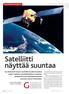 Gps-paikantimista on tullut. Satelliitti näyttää suuntaa