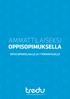 AMMATTILAISEKSI OPPISOPIMUKSELLA OPAS OPISKELIJALLE JA TYÖNANTAJALLE