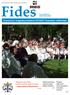 Fides. Katolinen hiippakuntalehti 09/2007 Katolskt stiftsblad. 70. vuosikerta ISSN 0356-5262