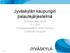 Jyväskylän kaupungin palautejärjestelmä. Kuntatekniikan päivät 17.5.2013 Paikkatietopäällikkö Janne Hartman Jyväskylän kaupunki